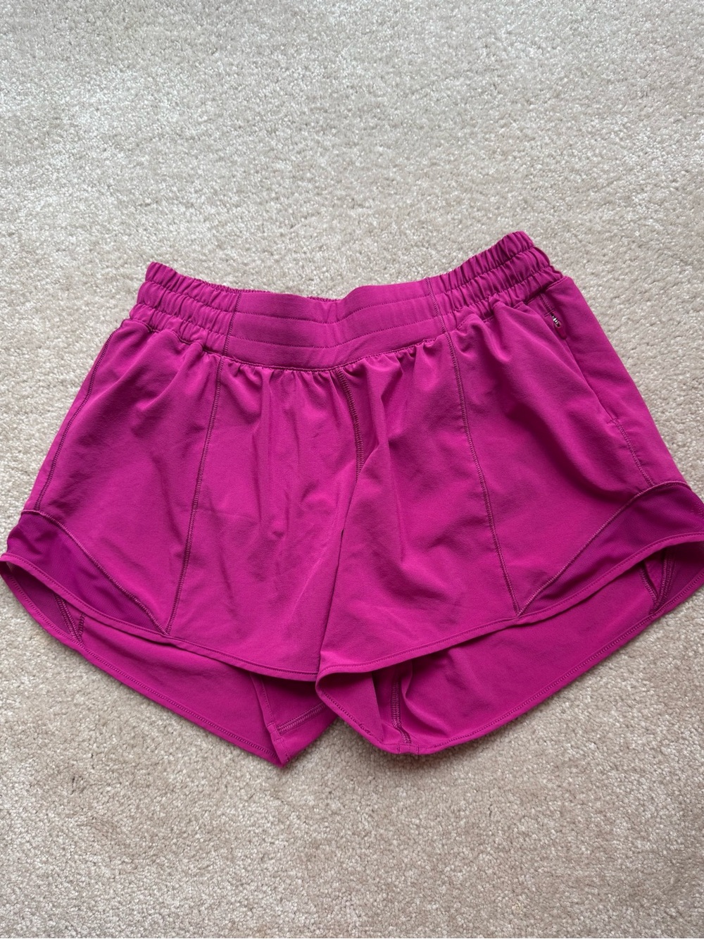 Raspberry Pink Lululemon Shorts